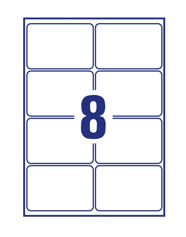 Avery LR7165-15 Recycled Parcel Labels 15 sheets - 8 Labels per Sheet