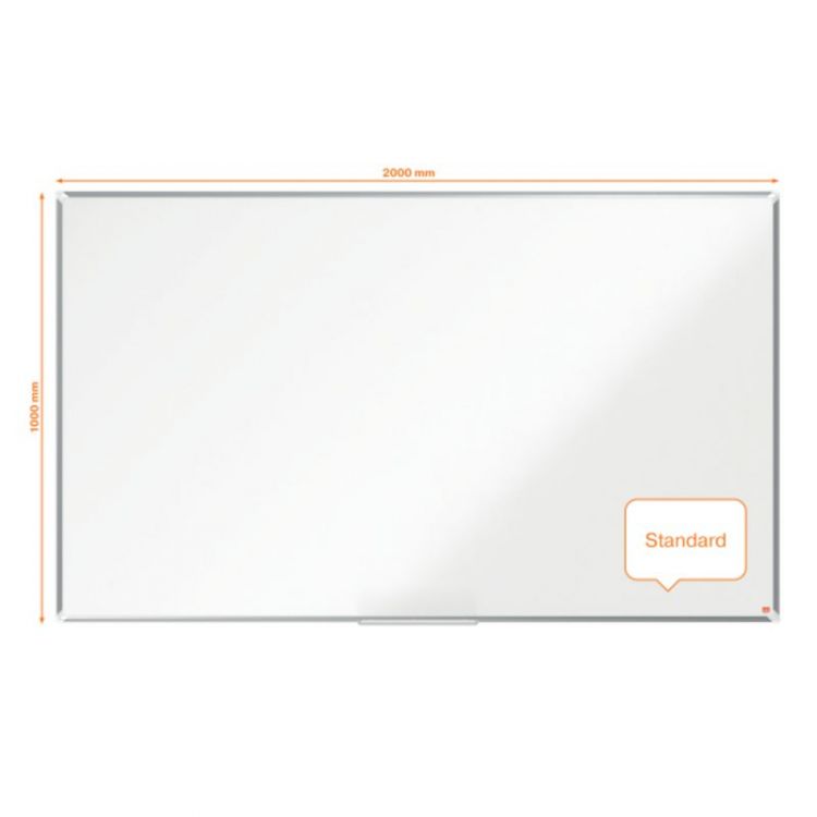 Nobo 1915172 Premium Plus Melamine Whiteboard 2000x1000mm - Image 4