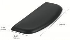 Kensington K52801EU ErgoSoft Wrist Rest for Slim Compact Keyboards Black thumbnail 2