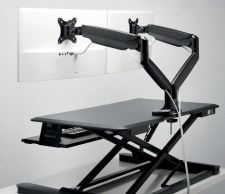 Kensington K59601WW SmartFit One-Touch Height Adjustable Dual Monitor Arm thumbnail 6