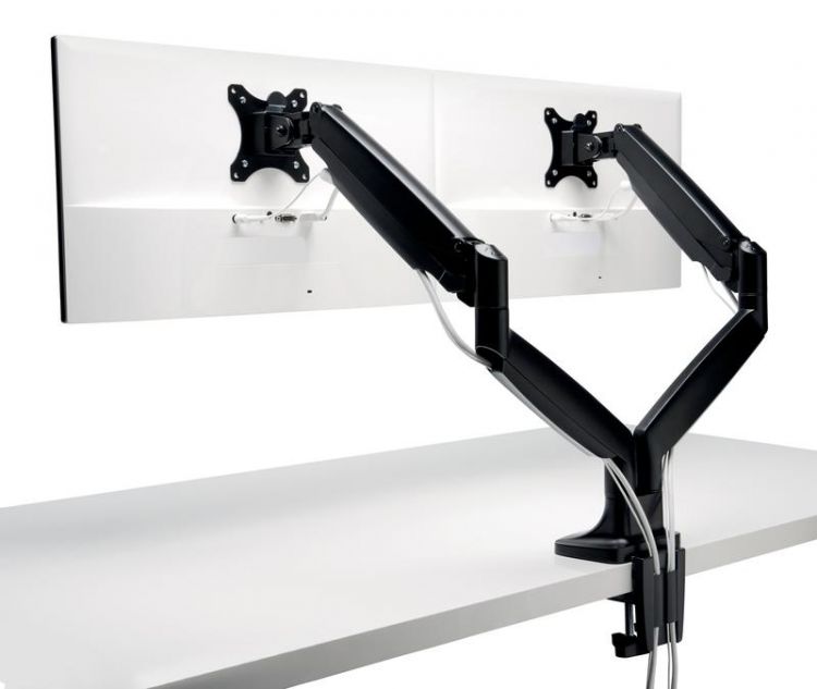 Kensington K59601WW SmartFit One-Touch Height Adjustable Dual Monitor Arm - Image 3