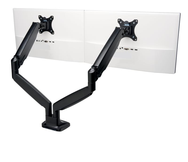 Kensington K59601WW SmartFit One-Touch Height Adjustable Dual Monitor Arm