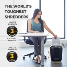 Fellowes Powershred LX45 Cross Cut Shredder Black thumbnail 7